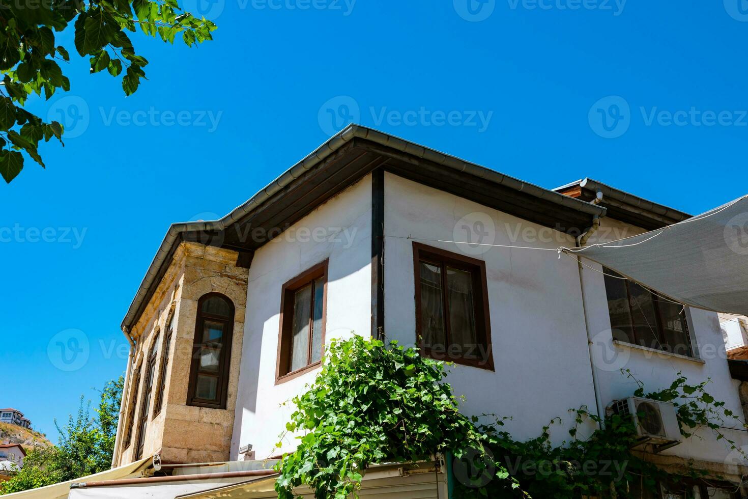 tradicional casas y edificios en beypazari distrito de ankara foto