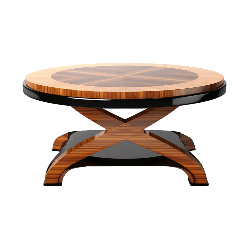AI generated Coffee table isolated on transparent background png