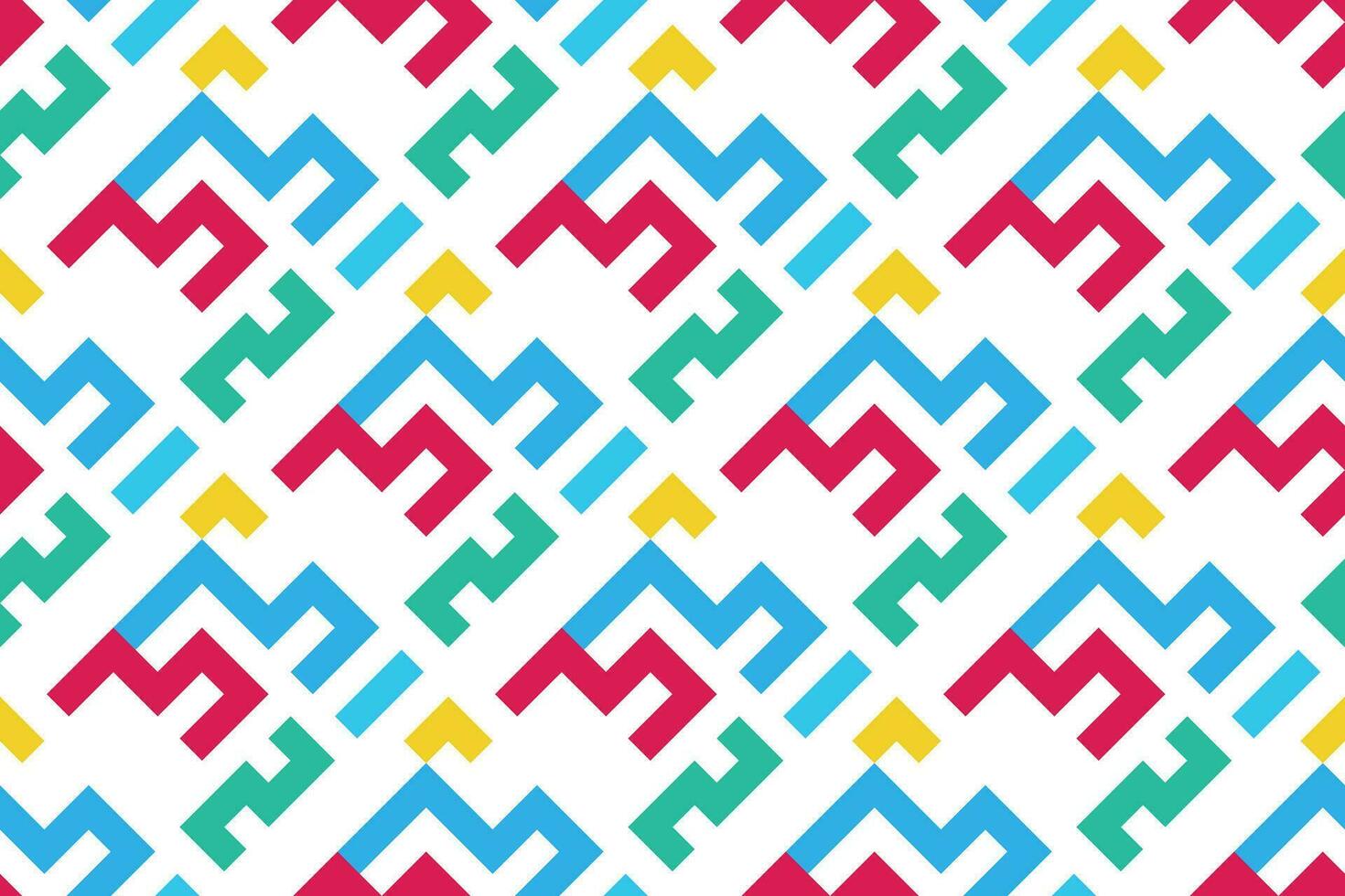 Geometric seamless pattern. Abstract geometric hexagonal graphic design print pattern. Seamless geometric pattern. vector