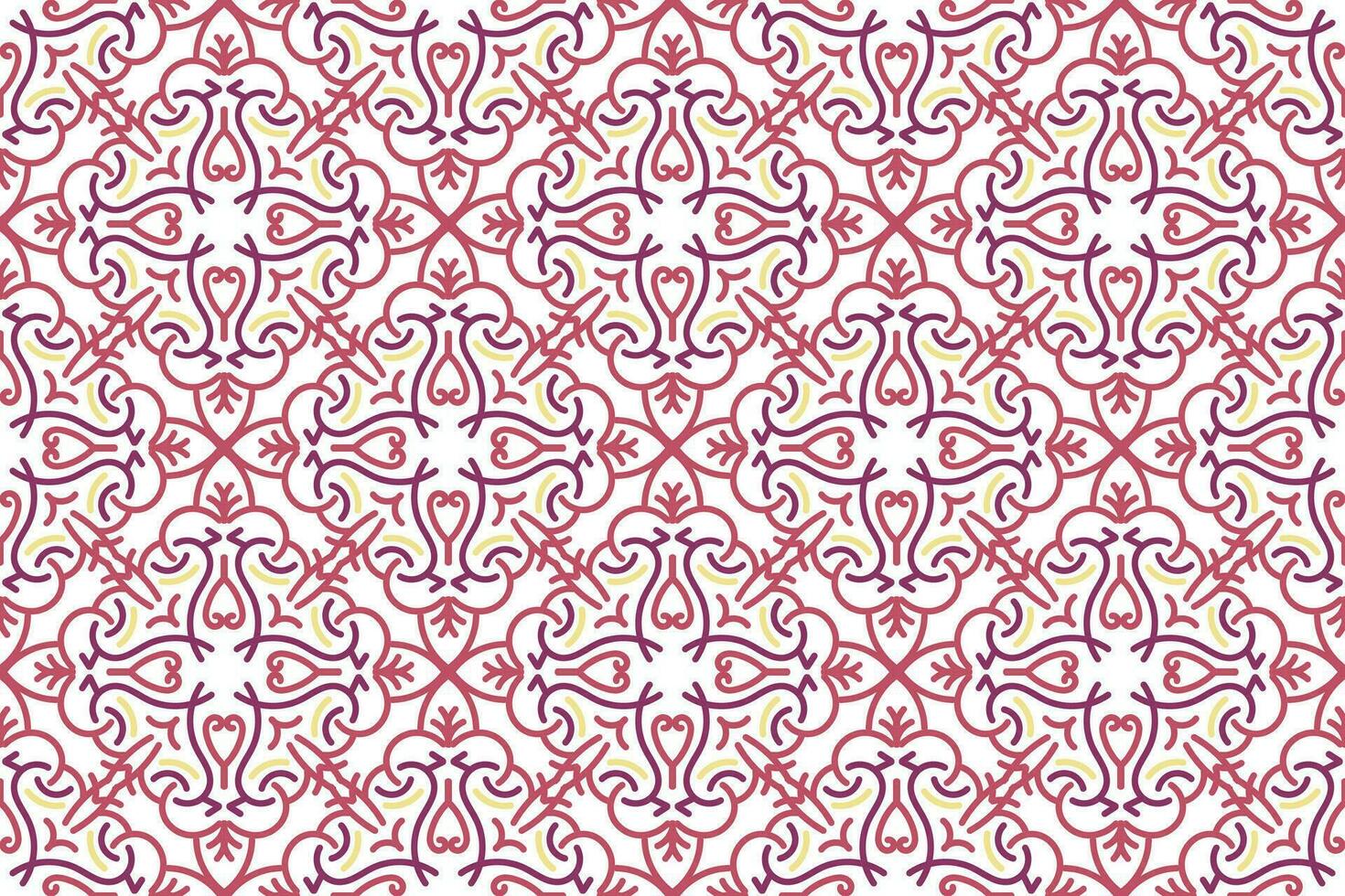 oriental modelo. blanco y púrpura antecedentes con Arábica adornos patrón, antecedentes y fondo de pantalla para tu diseño. textil ornamento. vector ilustración.