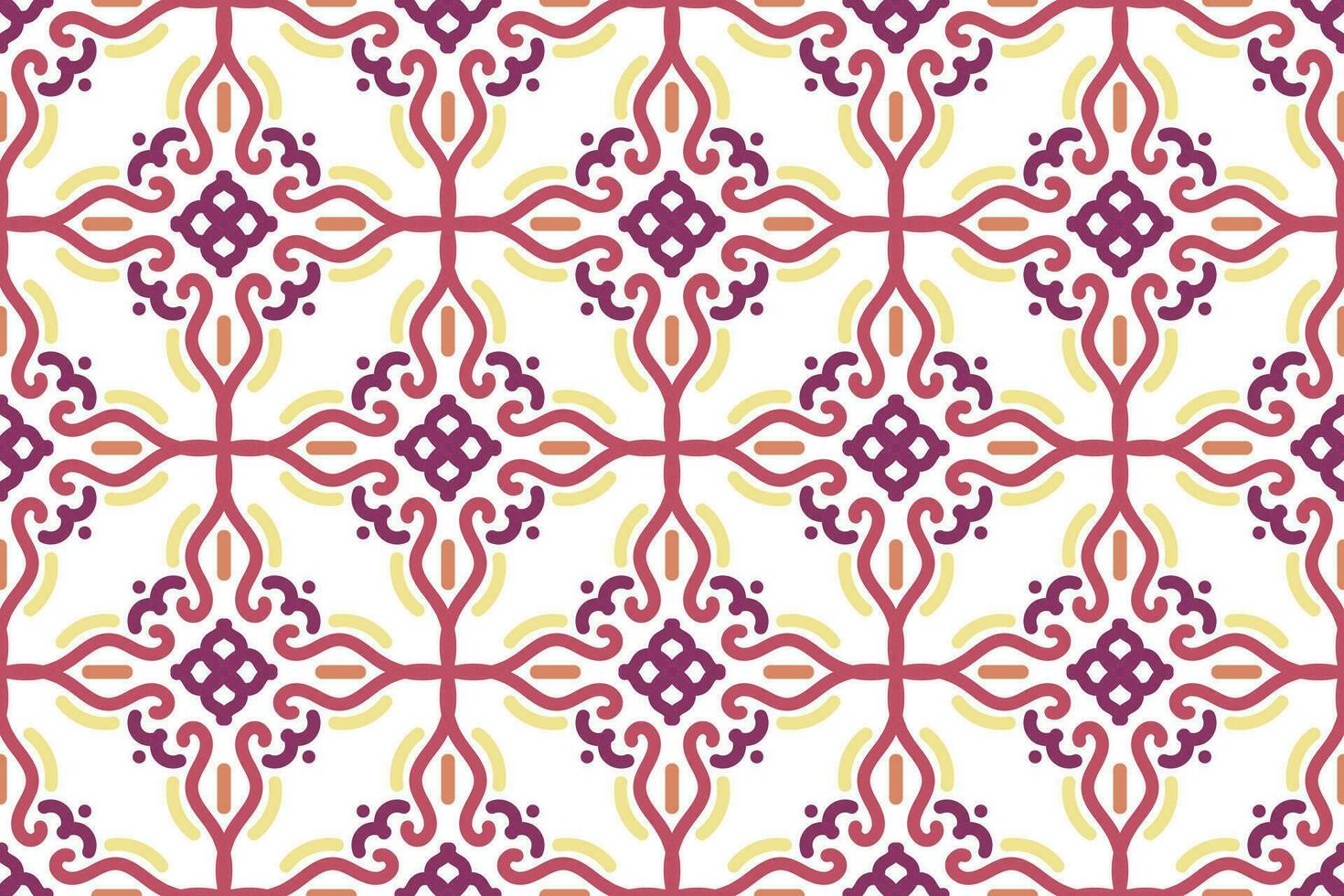 oriental modelo. blanco y púrpura antecedentes con Arábica adornos patrón, antecedentes y fondo de pantalla para tu diseño. textil ornamento. vector ilustración.