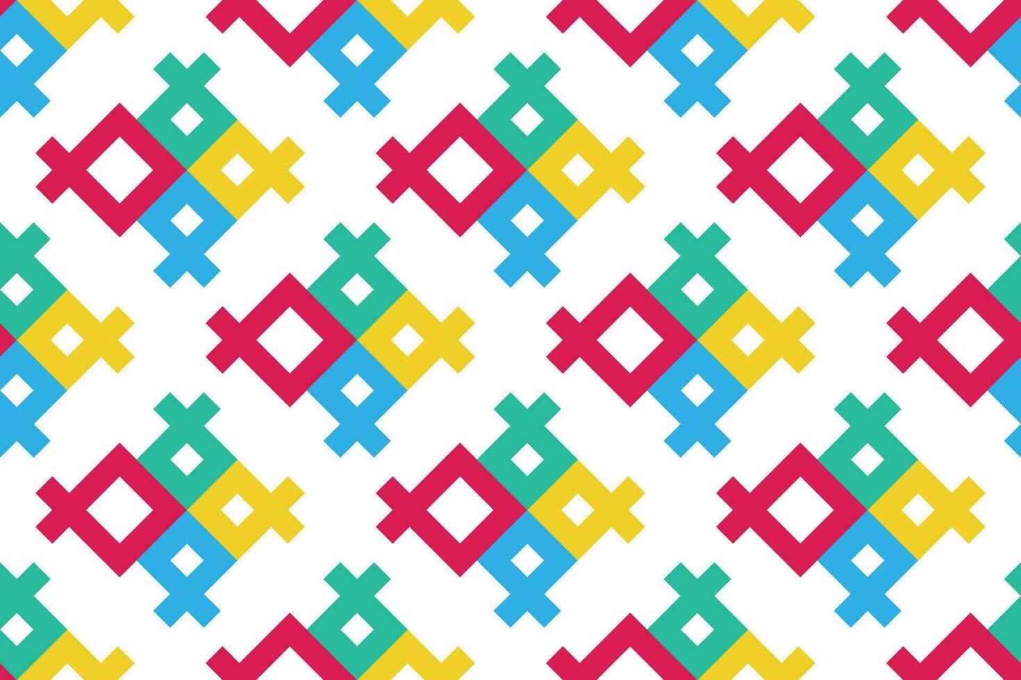 Geometric seamless pattern. Abstract geometric hexagonal graphic design print pattern. Seamless geometric pattern. vector