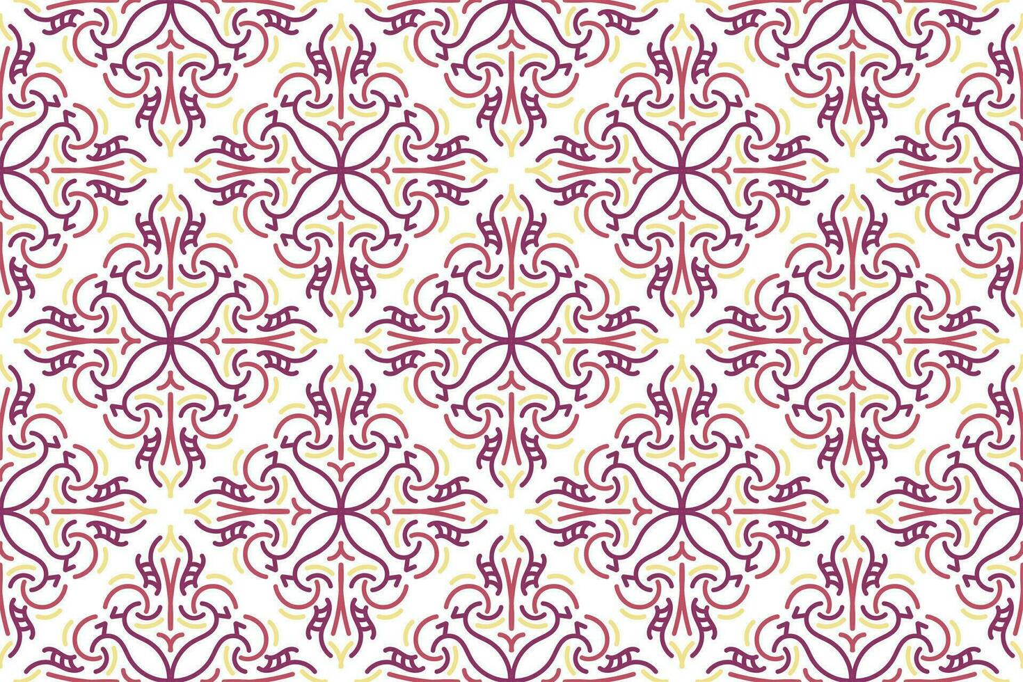 oriental pattern. White and purple background with Arabic ornaments. Pattern, background and wallpaper for your design. Textile ornament. Vector illustration.