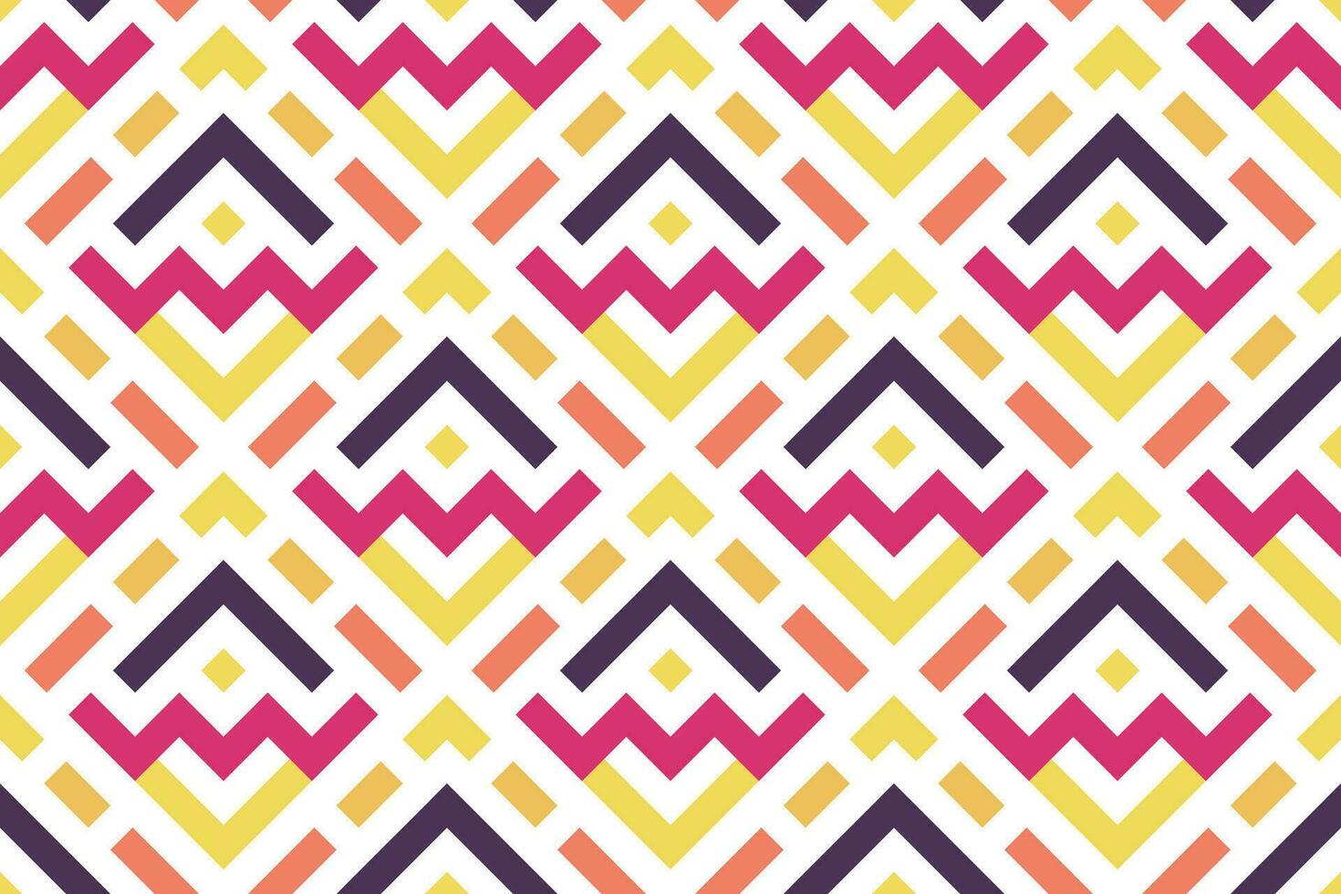 geometric seamless pattern. Abstract graphic background with squares, lines, grid. Simple geo texture. Ethnic style ornament. Repeat vintage design for decor, print vector