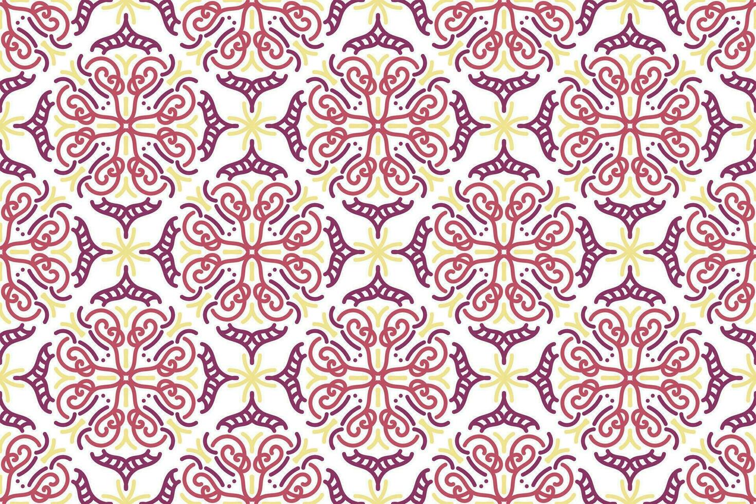 oriental pattern. White and purple background with Arabic ornaments. Pattern, background and wallpaper for your design. Textile ornament. Vector illustration.