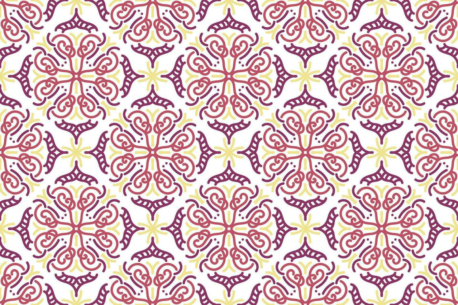 oriental pattern. White and purple background with Arabic ornaments. Pattern, background and wallpaper for your design. Textile ornament. Vector illustration.