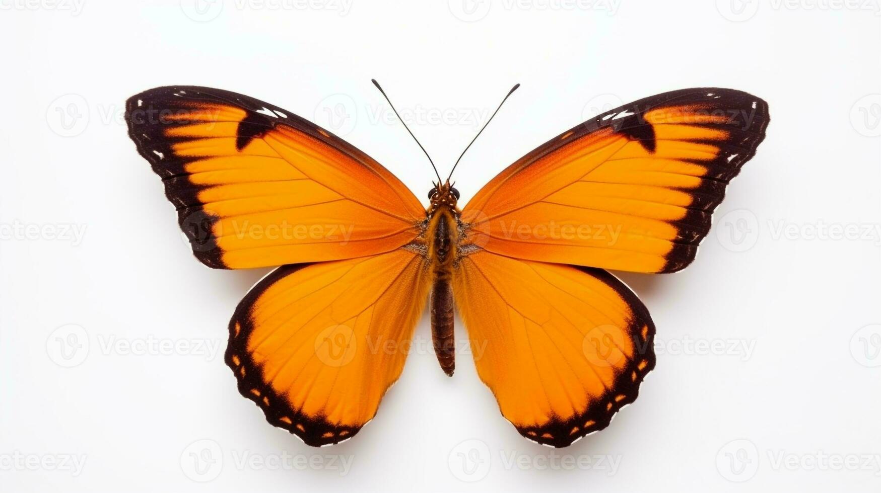 AI generated Photo of Butterfly isolated on white background. Generative AI