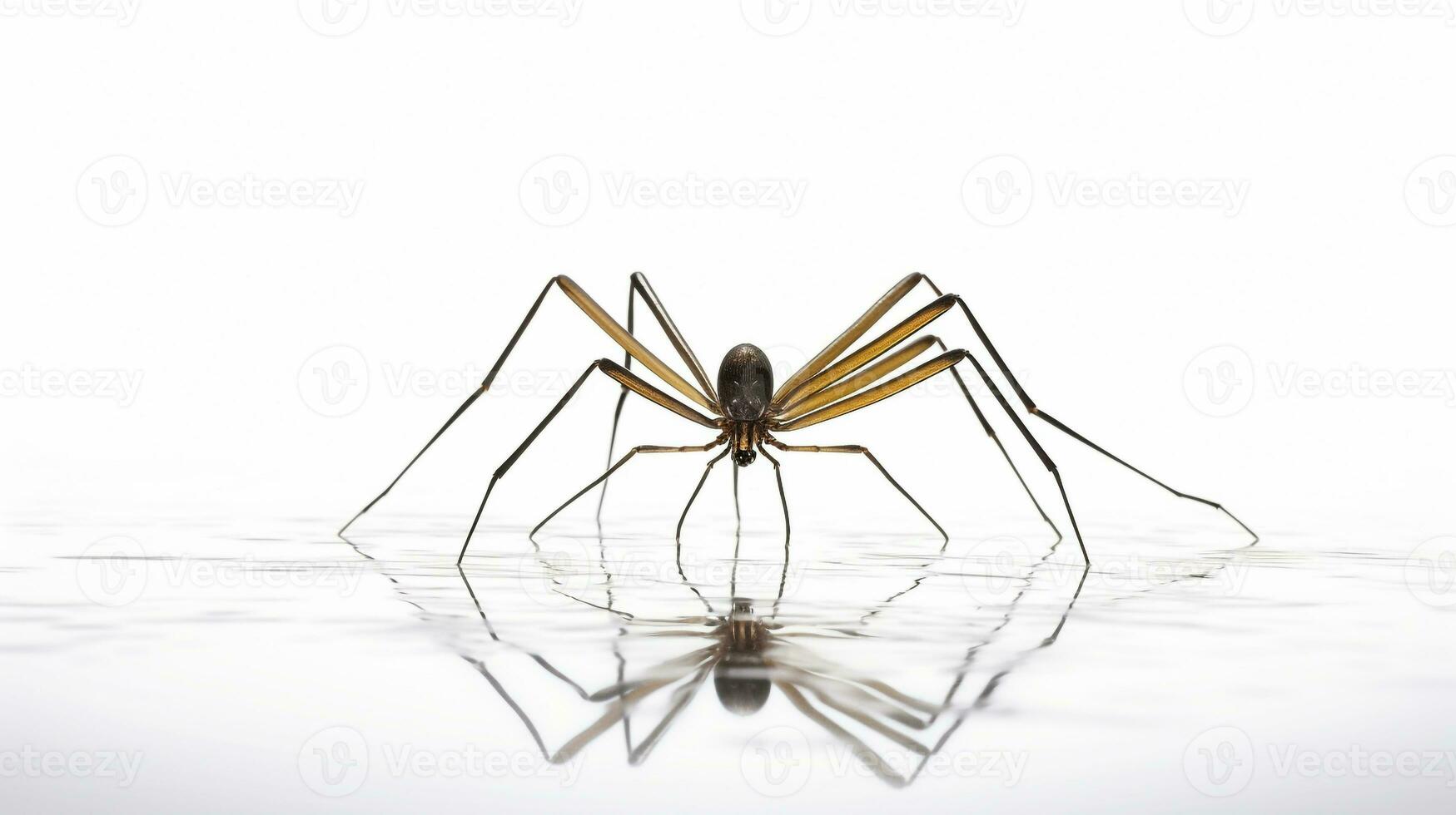 AI generated Photo of Water Strider isolated on white background. Generative AI