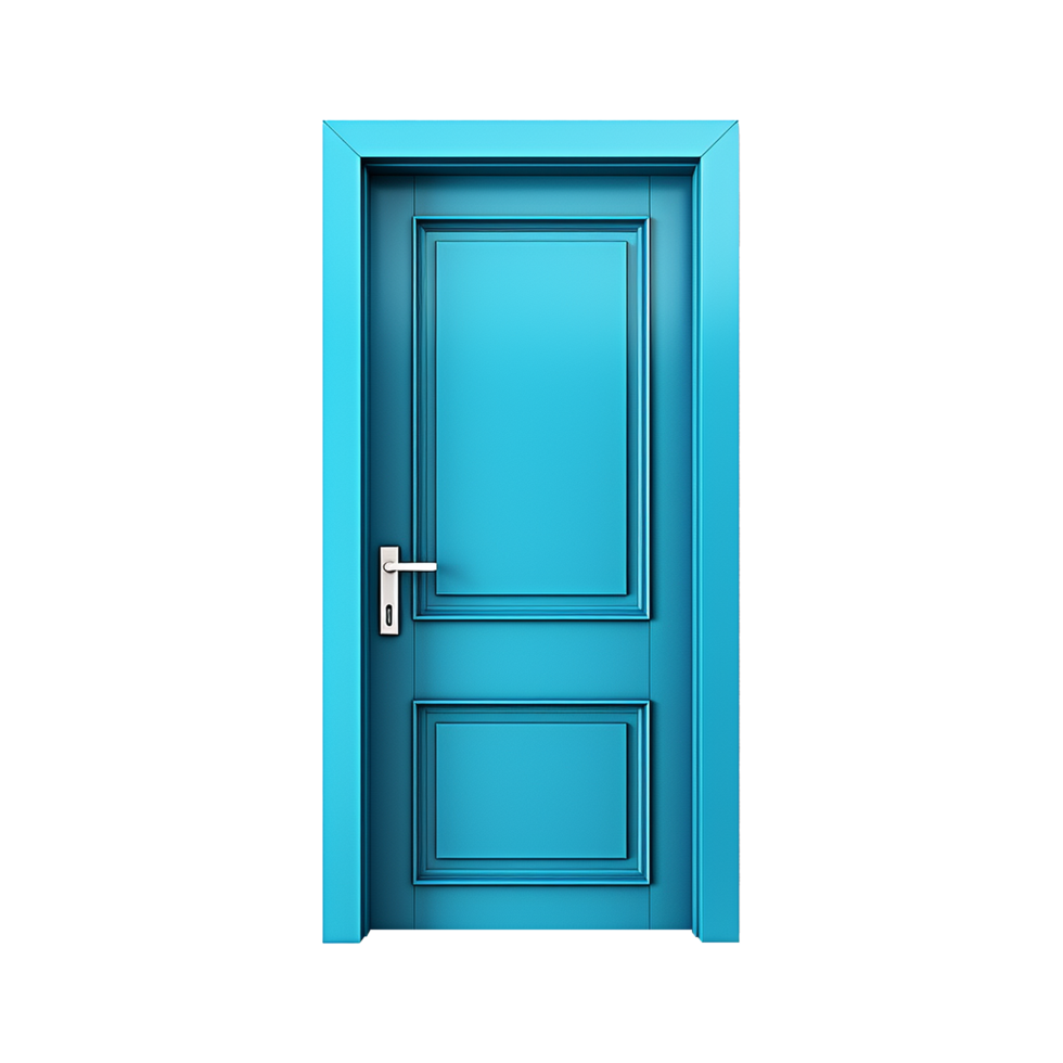 AI generated Door interior isolated on transparent background png