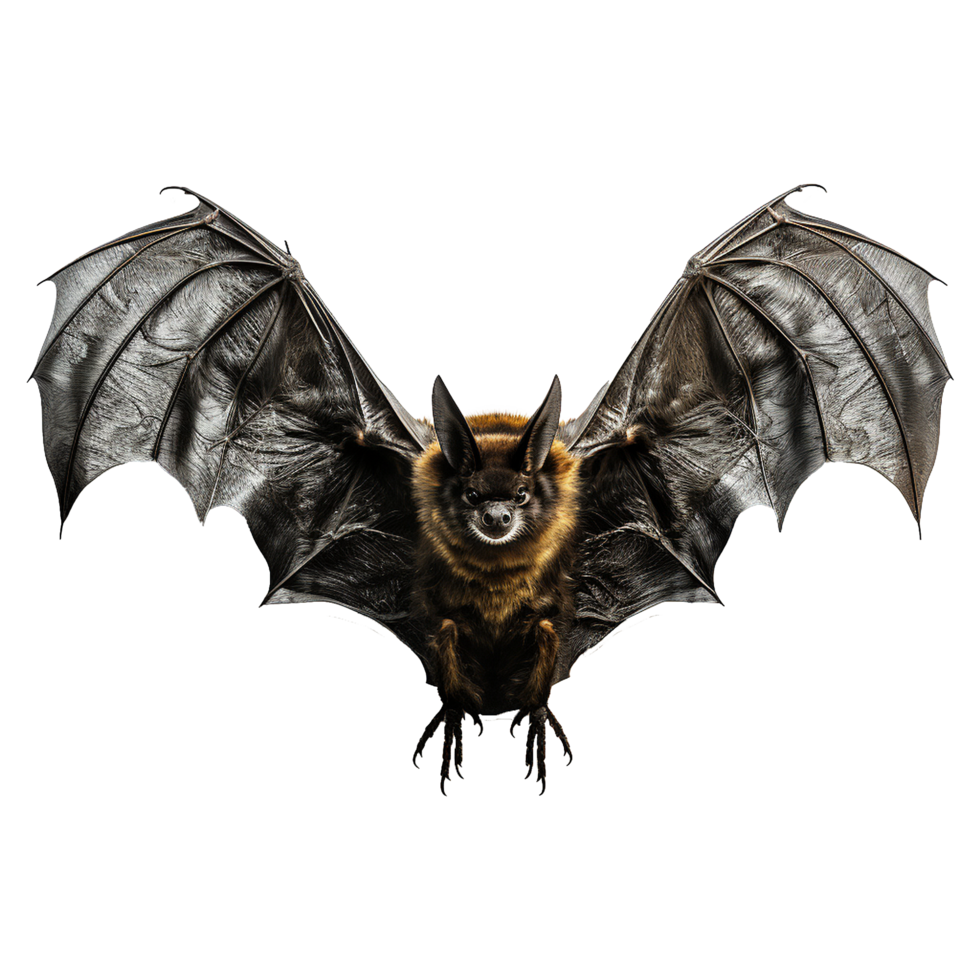 AI generated Flying bat isolated on transparent background png