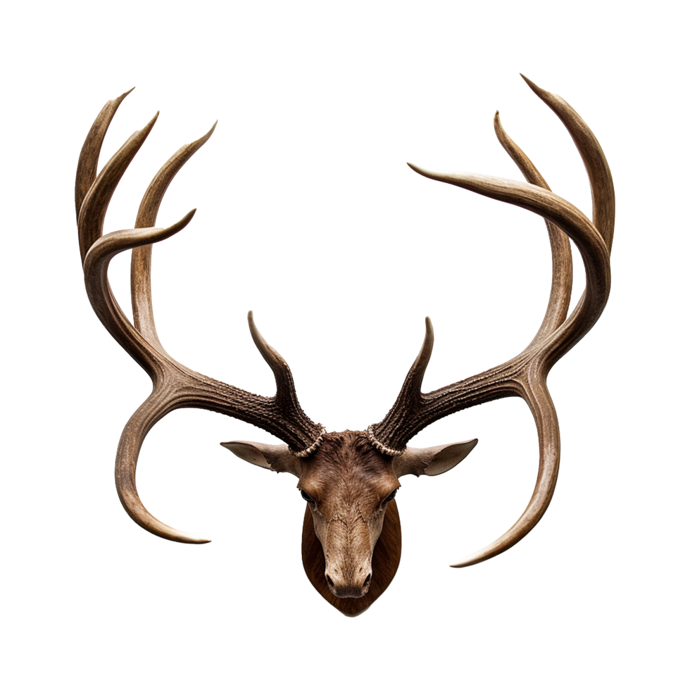 AI generated Antlers isolated on transparent background png