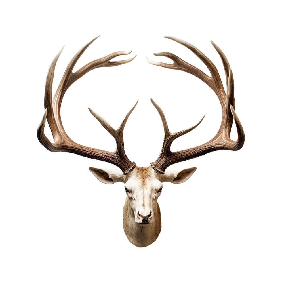 AI generated Antlers isolated on transparent background png