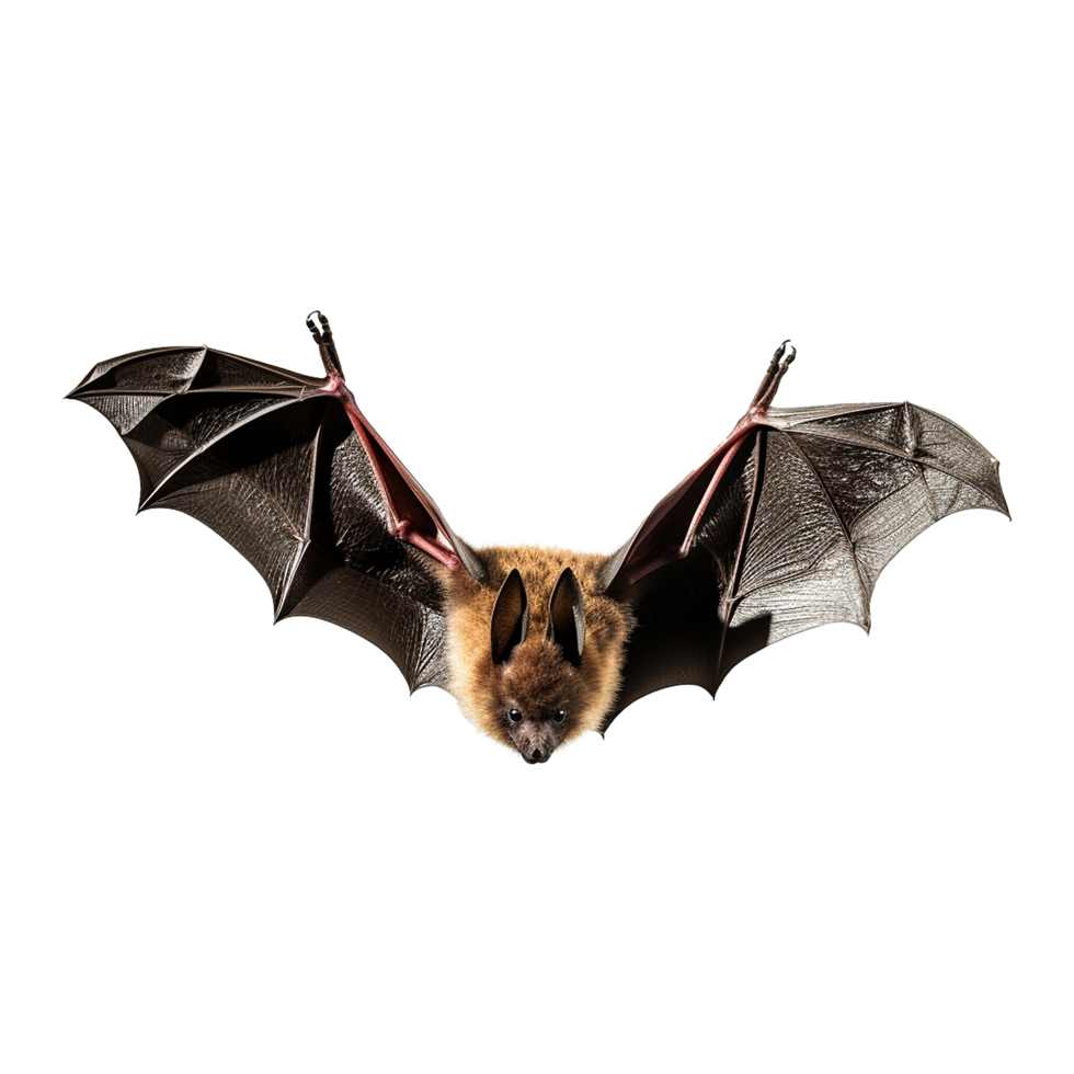 AI generated Flying bat isolated on transparent background png