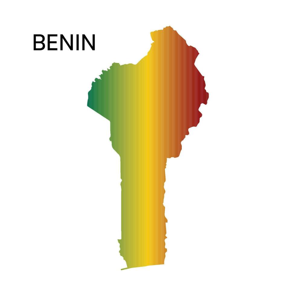 país de colores mapa con blanco antecedentes eps 10 vector