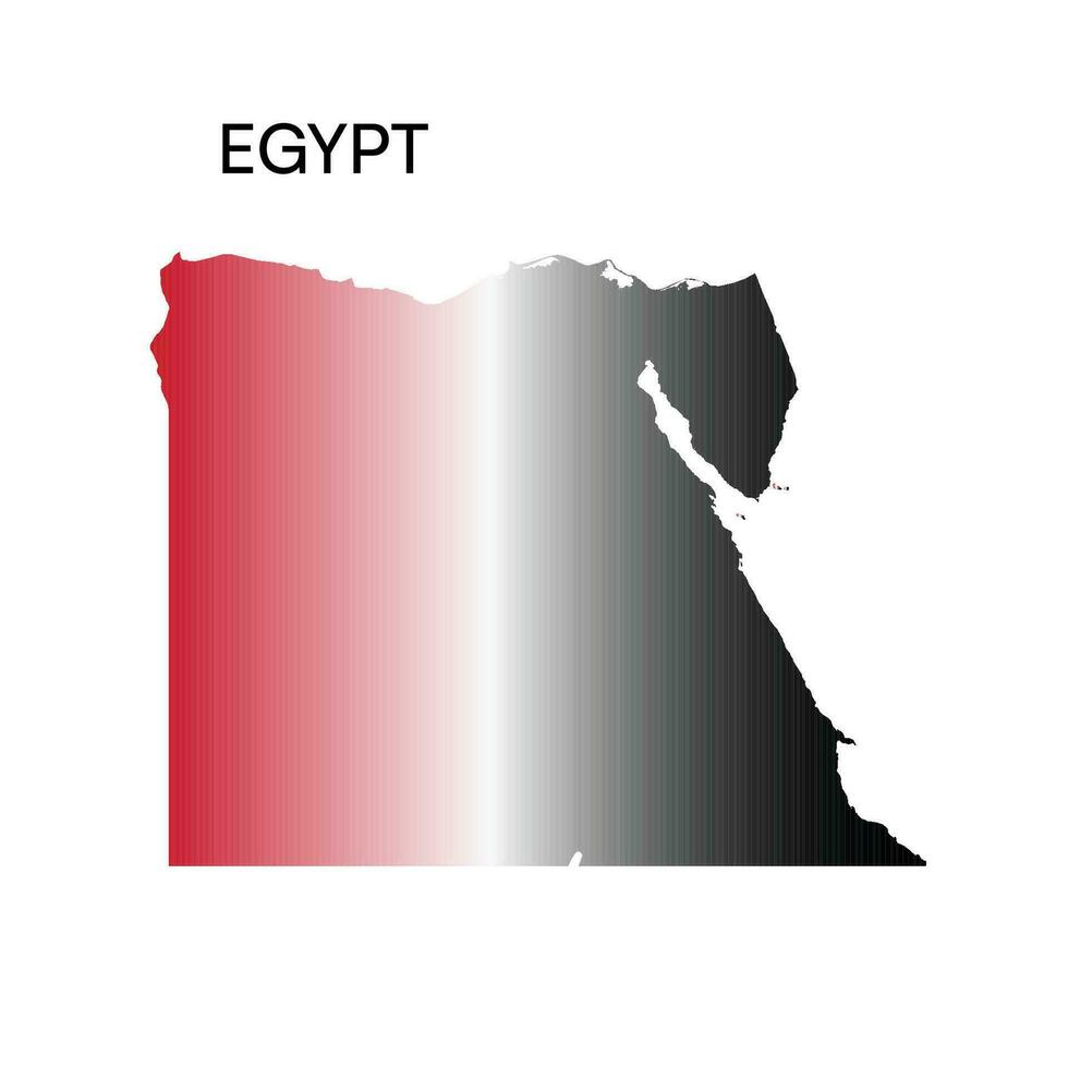 colors scheme vector map on white background.