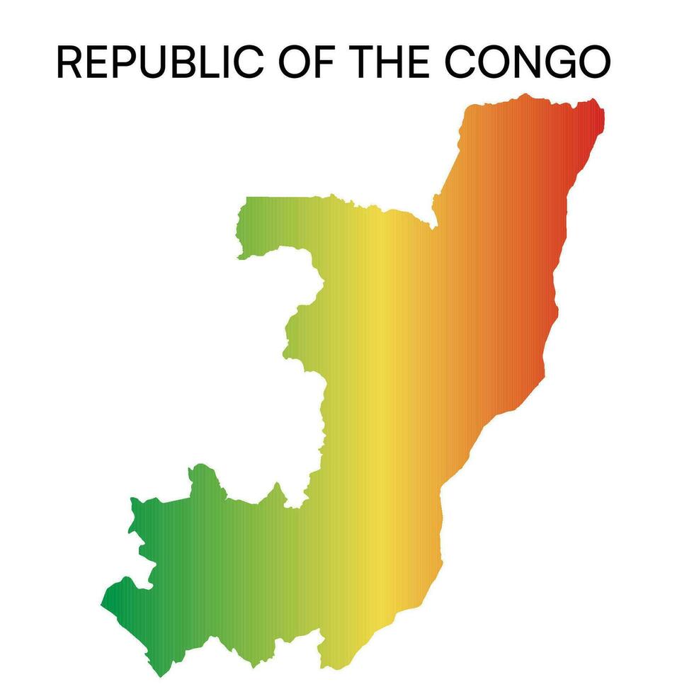 single country map are listed and isolated with name. vector