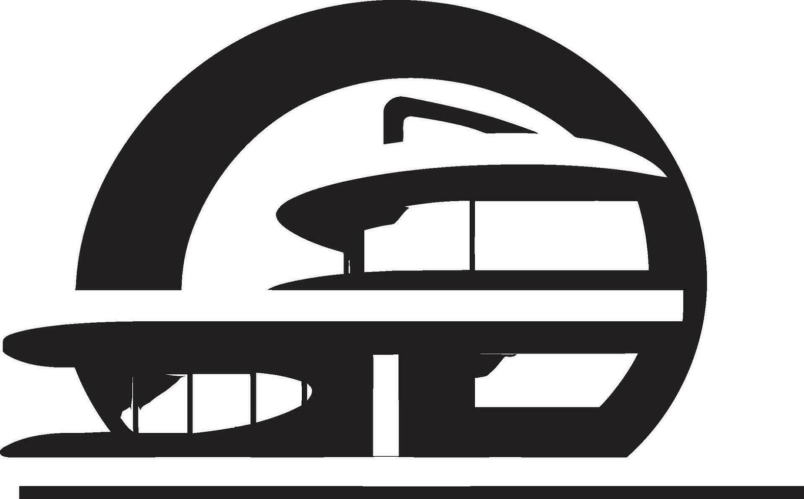 Innovative Dwelling Impression Futuristic House Vector Logo Avant Garde Residence Symbol Futuristic House Vector Icon