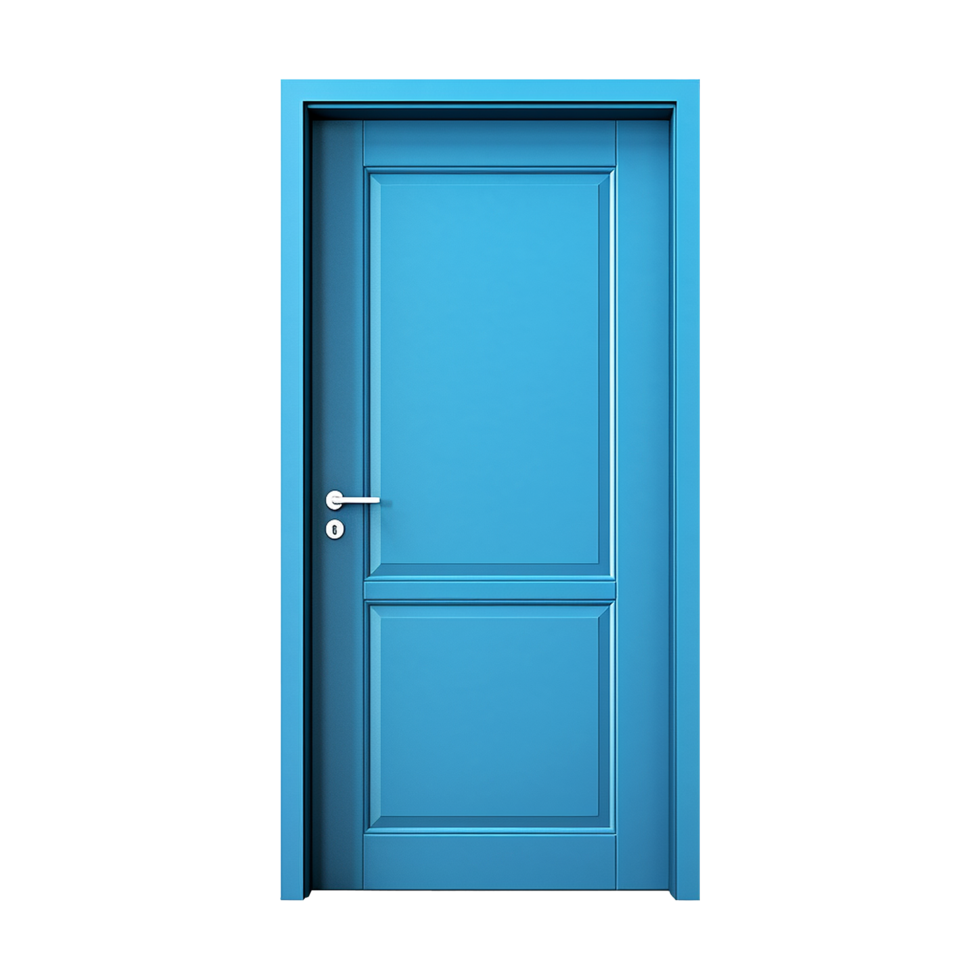 AI generated Door interior isolated on transparent background png