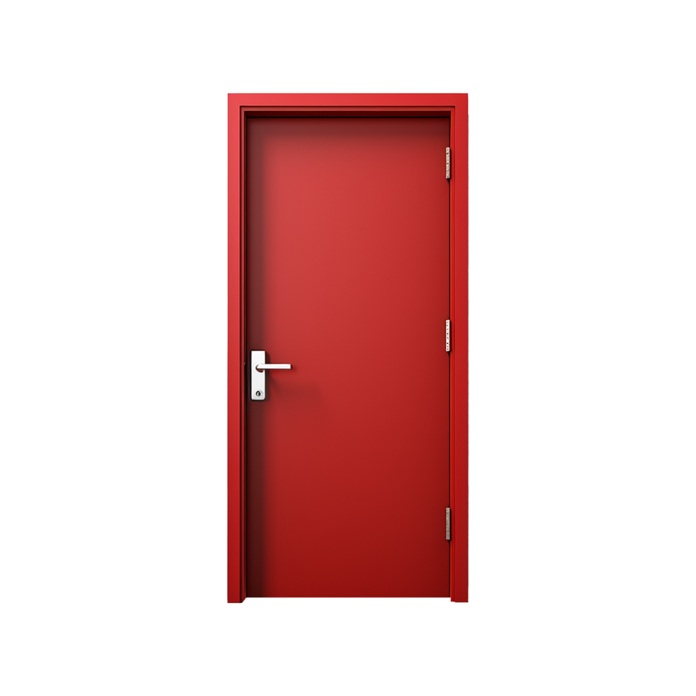 AI generated Door interior isolated on transparent background png