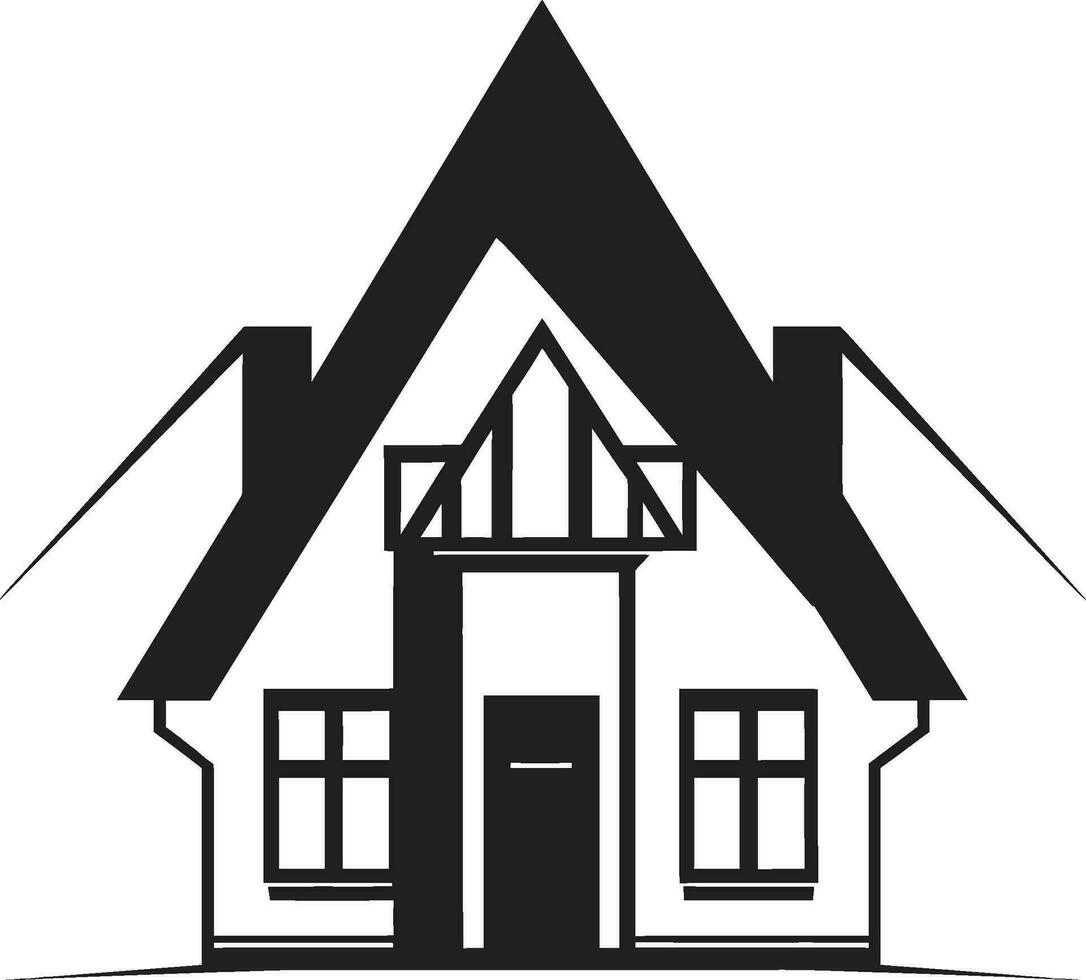 moderno minimalismo emblema casa diseño vector icono sencillo habitat marca mínimo casa diseño en vector