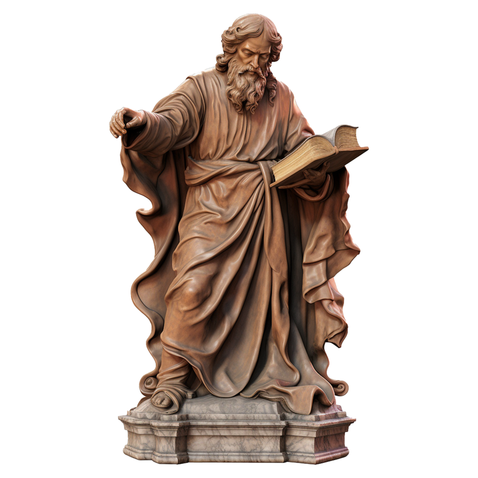 AI generated Antique statue isolated on transparent background png