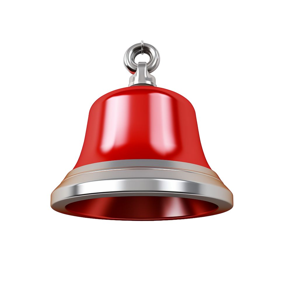 AI generated Notification bell png isolated on transparent background