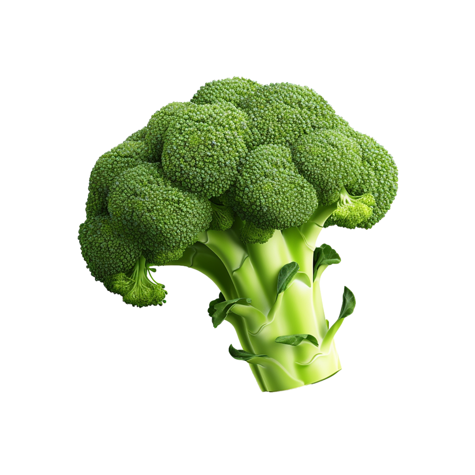 AI generated Broccoli png isolated on transparent background