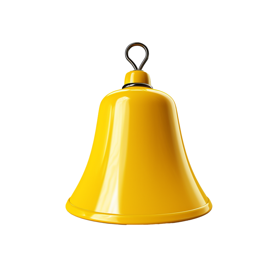 AI generated Notification bell png isolated on transparent background