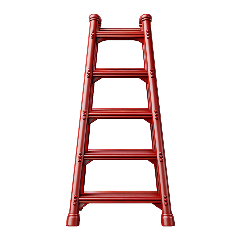 AI generated Ladder isolated on transparent background png