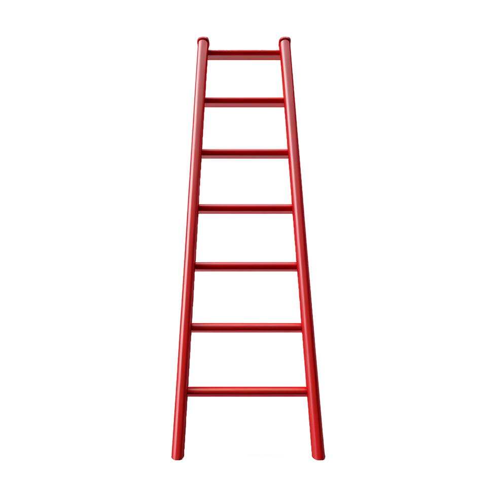 AI generated Ladder isolated on transparent background png