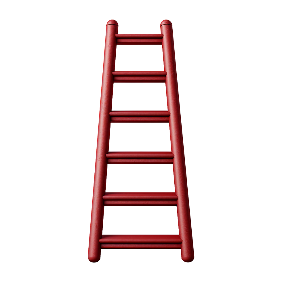 AI generated Ladder isolated on transparent background png