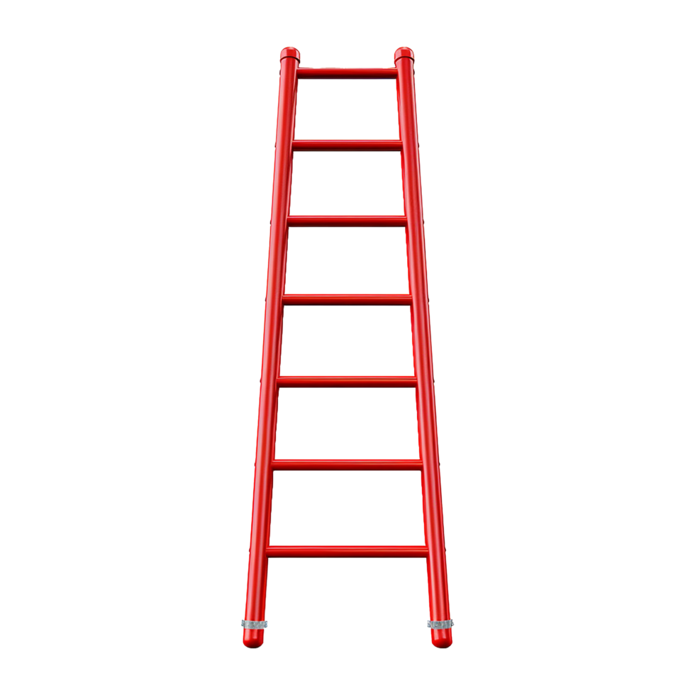 AI generated Ladder isolated on transparent background png