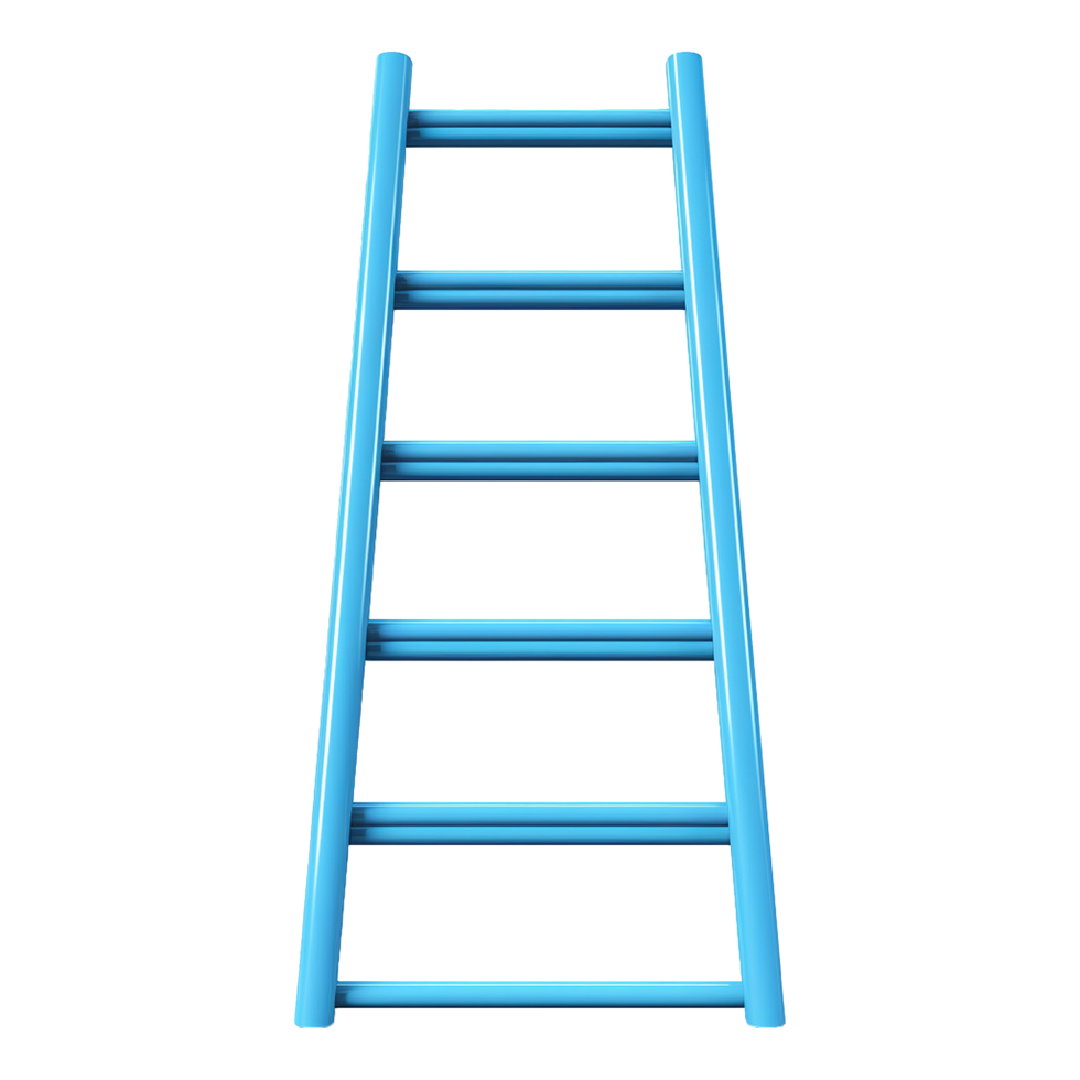 AI generated Ladder isolated on transparent background png