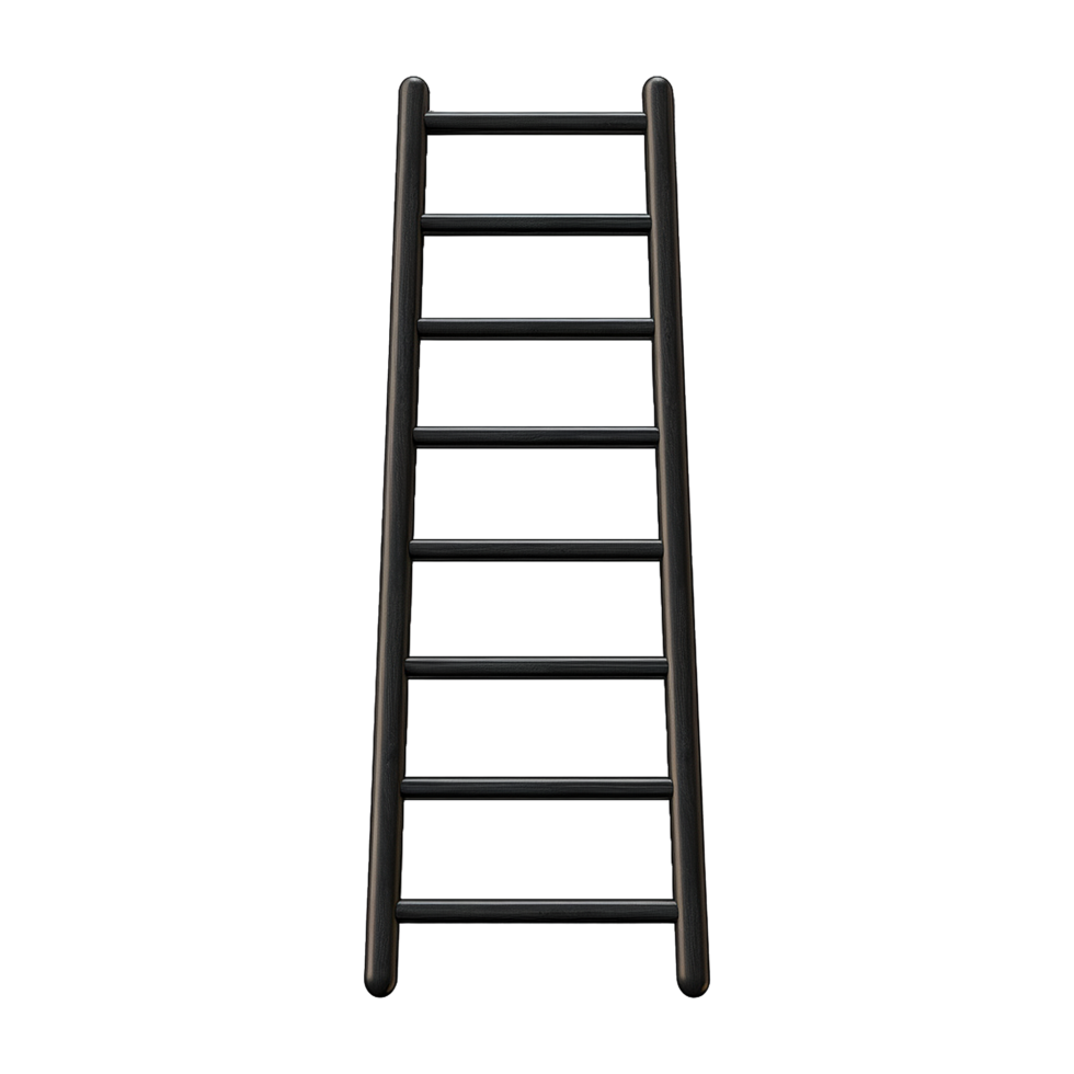 AI generated Ladder isolated on transparent background png