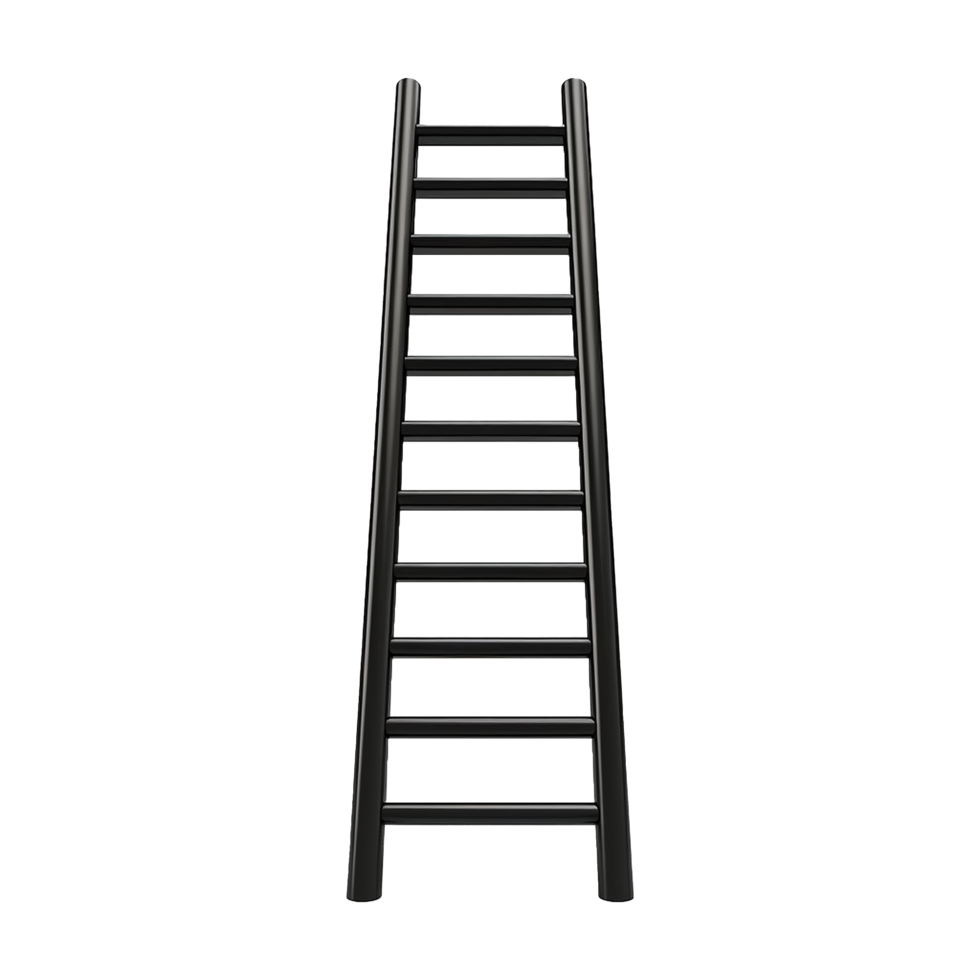 AI generated Ladder isolated on transparent background png