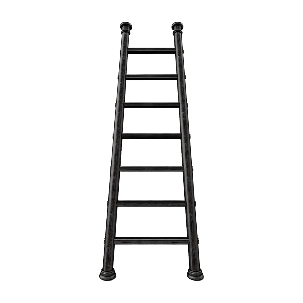 AI generated Ladder isolated on transparent background png