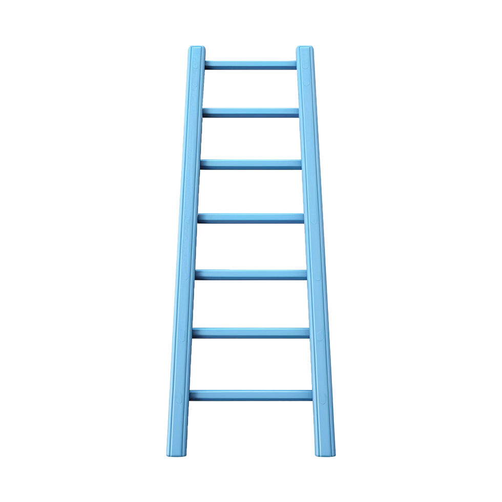 AI generated Ladder isolated on transparent background png