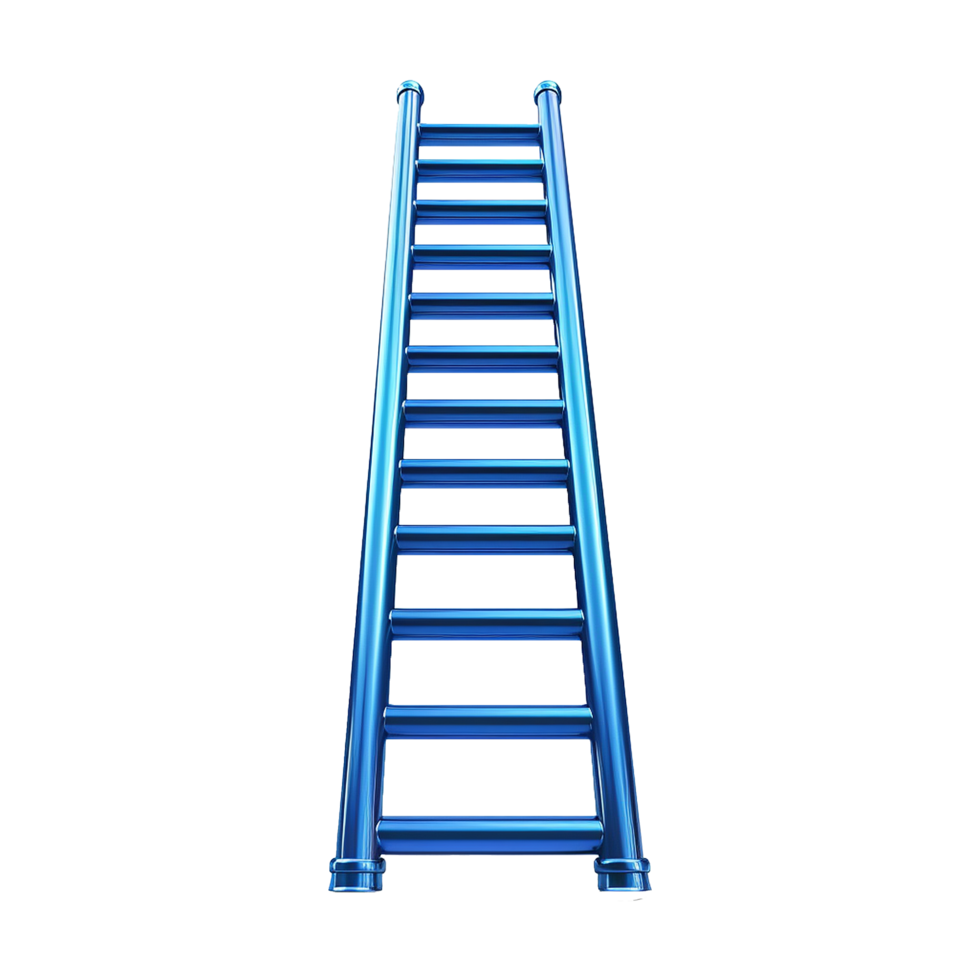 AI generated Ladder isolated on transparent background png