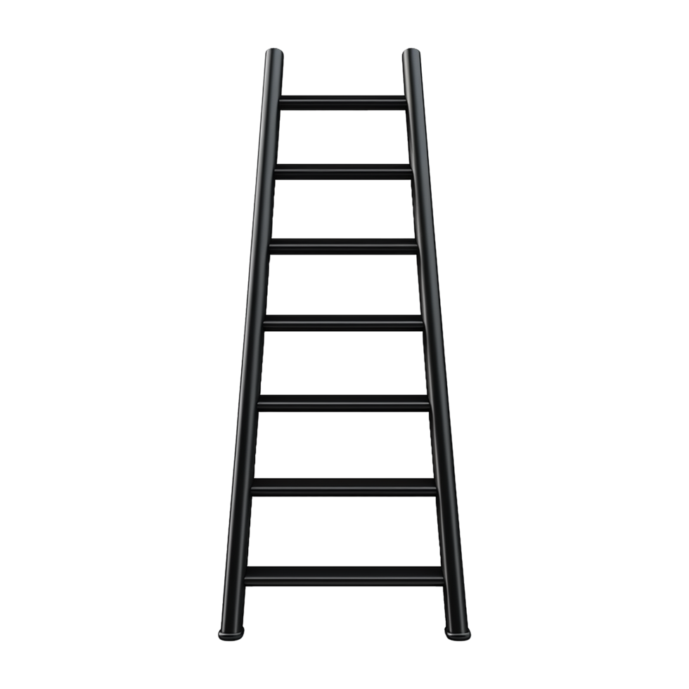 AI generated Ladder isolated on transparent background png