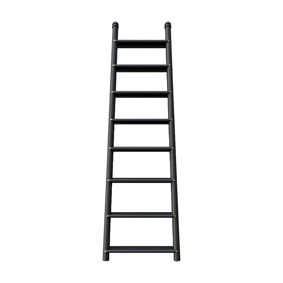 AI generated Ladder isolated on transparent background png