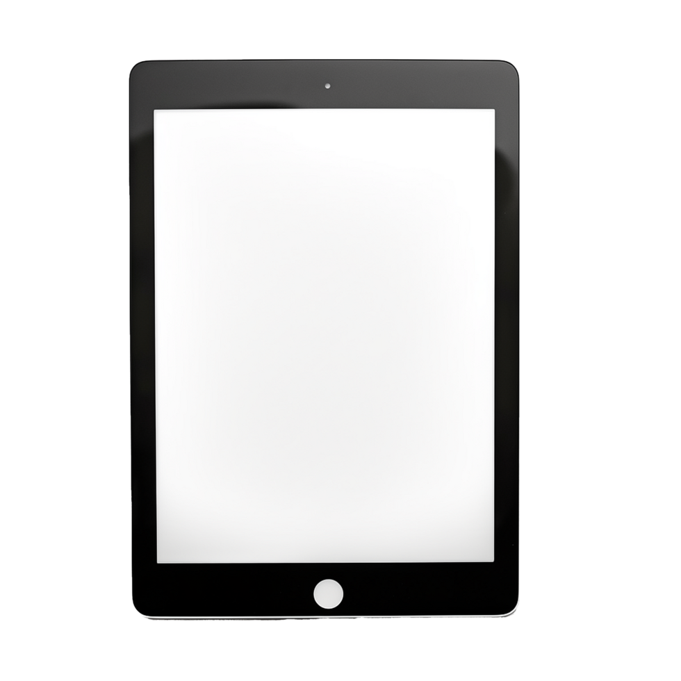AI generated Tablet computer png isolated on transparent background