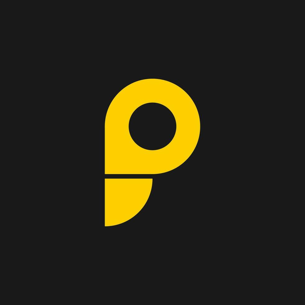 P LOGO VECTOR