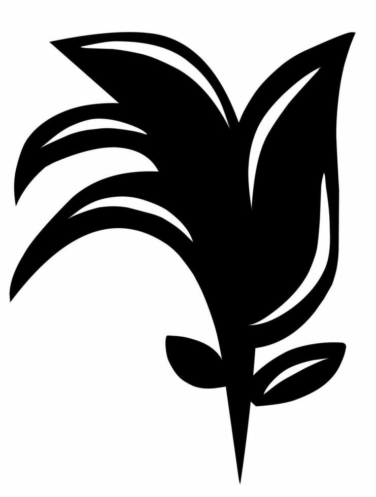 vector de icono de logotipo de flor