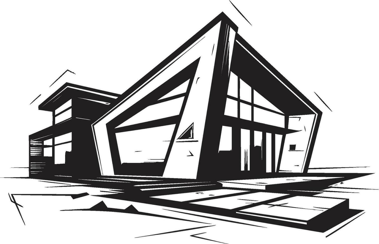 creativo vivienda impresión casa idea vector icono hogar estructura símbolo arquitectura diseño vector emblema