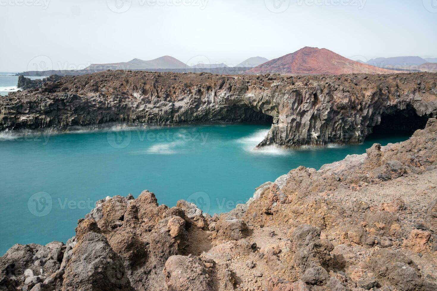 Lanzarote coast during a sunny day photo