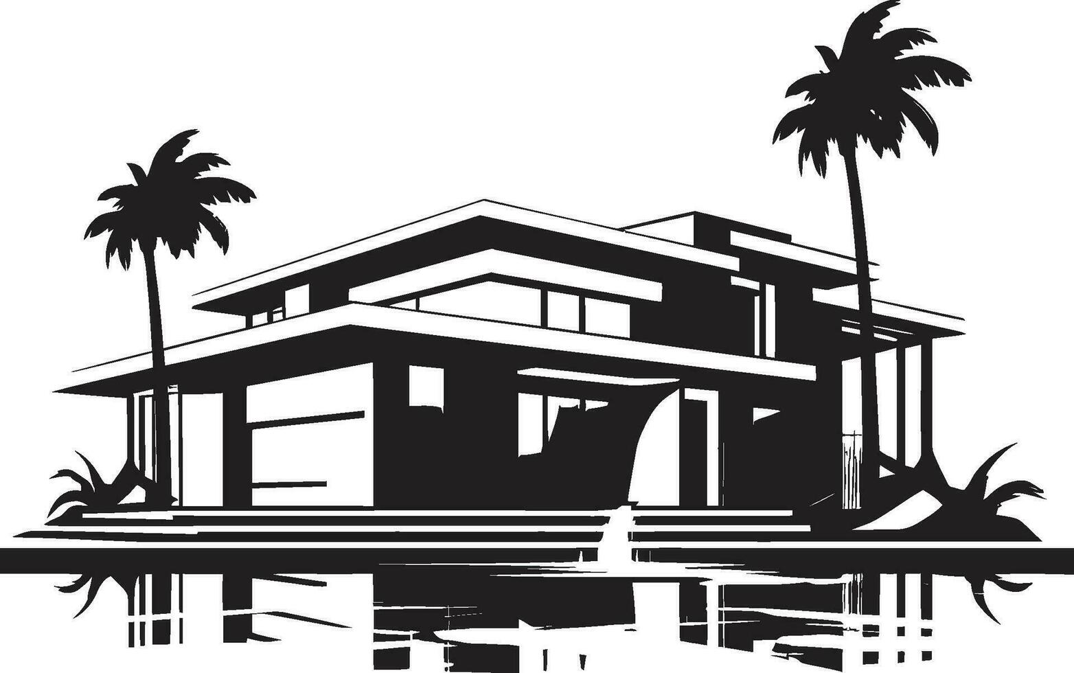 moderno vivienda marca elegante casa diseño vector logo elegante residencia símbolo moderno casa idea vector icono