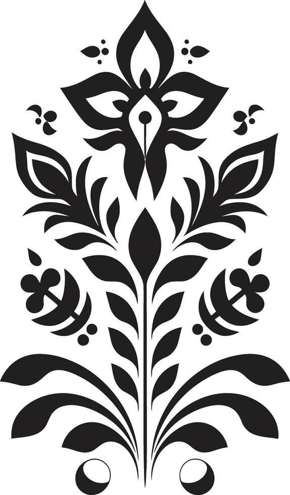 Timeless Petal Trims Line Border Icon Design Aesthetic Vine Borders Decorative Line Emblem vector