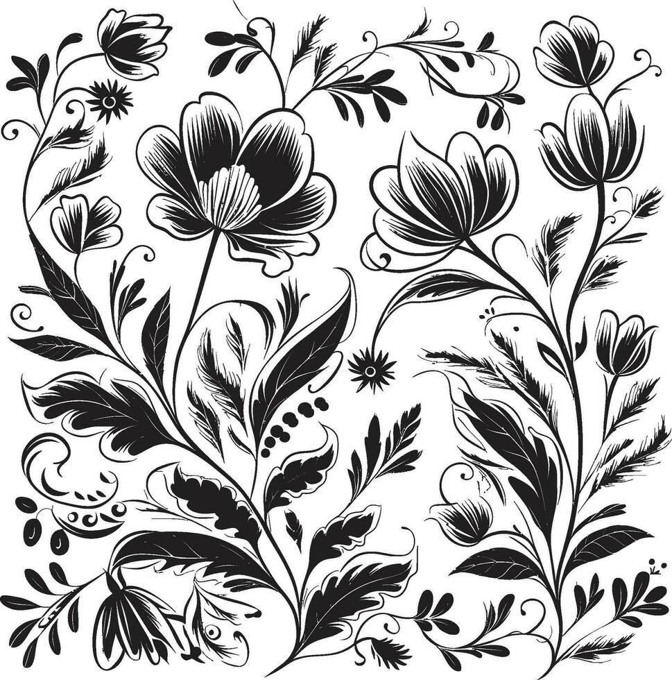 floral visiones vector antecedentes logo diseño florecer susurros floral antecedentes icono
