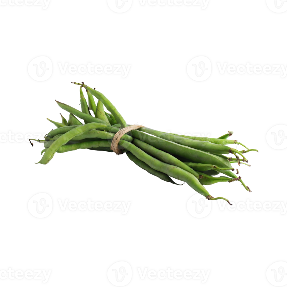 AI generated Bunch Of Fresh Beans, Withouth Shadow, Isolated Transparent Background png
