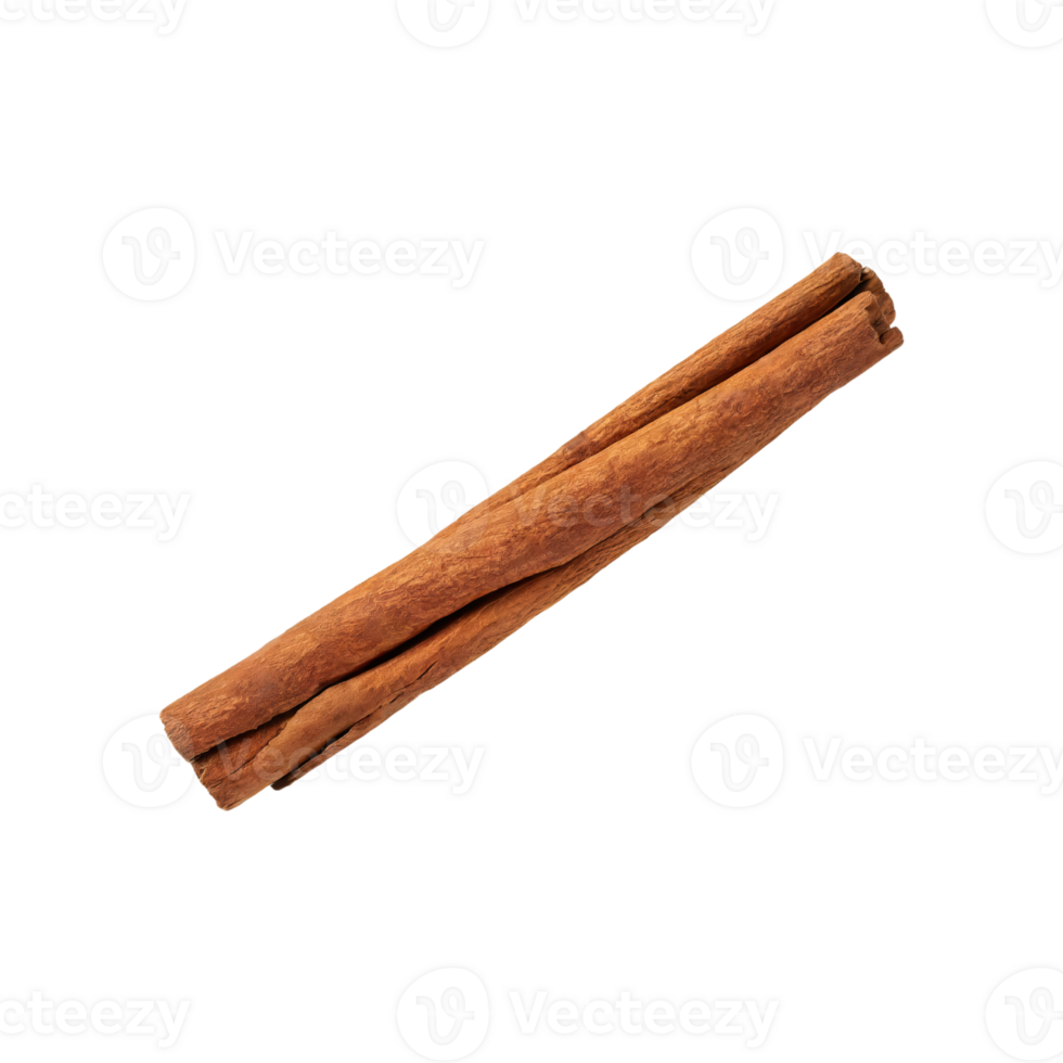 AI generated Floating Of Bunches Stick Of Brown Cinnamon Bark, Single, Isolated Transparent Background png